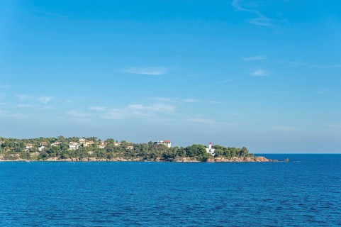 Headland with lighthouse