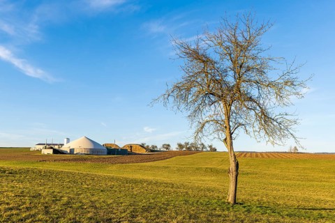 Biogas plant near Backnang