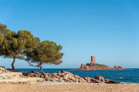 Island of Ile d'Or at Cap Dramont