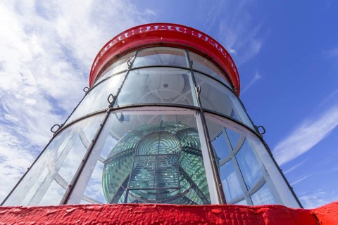 Fresnel lens of the lighthouse Saint Mathieu