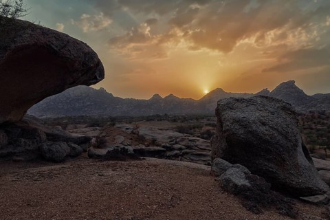 Sunset over Bera