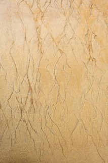 Wavy pattern due to water current in the sand
