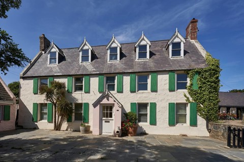Typical building on the Channel Islands Sark