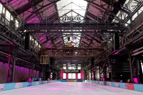Ice rink in the Centennial Hall