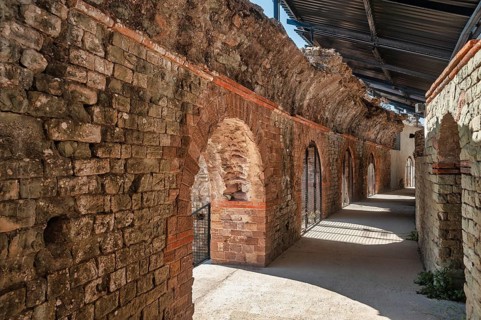 Colonnade of the historic amphitheatre