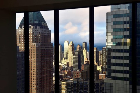 View from the Marriot Marquis Hotel on Times Square to the north