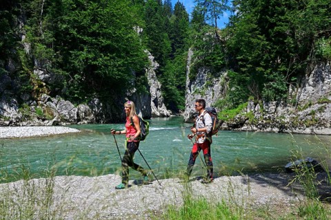 Hikers at the Entenloch