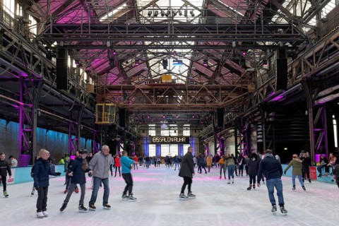 Ice rink in the Centennial Hall