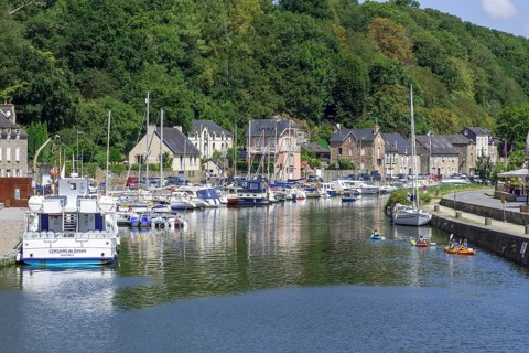 Excursion boats on the river La Rance