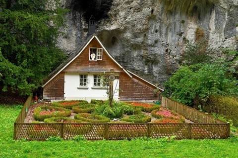 Hermitage in the Verena Gorge