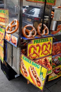Pretzel snack at Times Square
