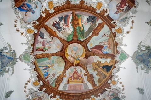 Ceiling frescos