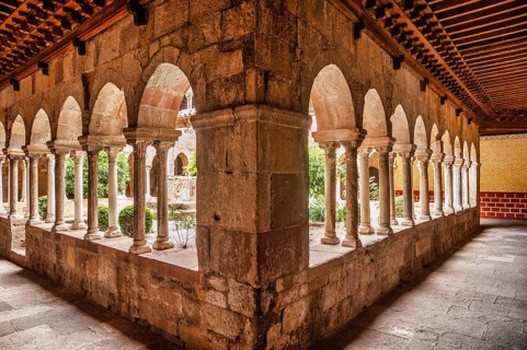 Cloister of the Cathedral of Saint-Leonce