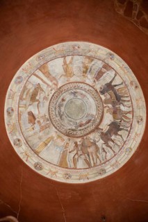 Ceiling painting in the Thracian tomb of Kazanlak