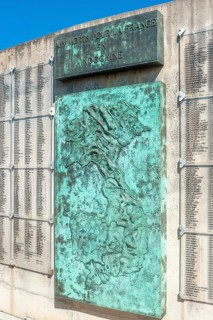 Necropolis for the fallen in the Indochina war