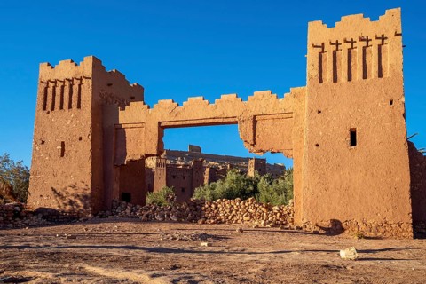 Gate to clay town Ait Ben Haddou