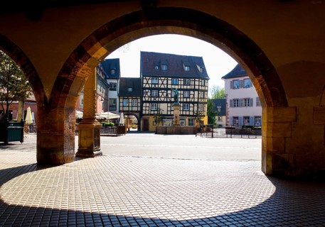 Half-timbered houses