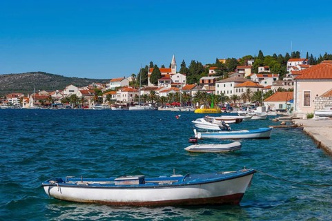 Fishing boats in port