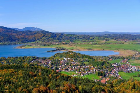 Lake Kochel and Kochel am See