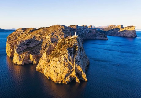 Cap Formentor with lighthouse in the morning light