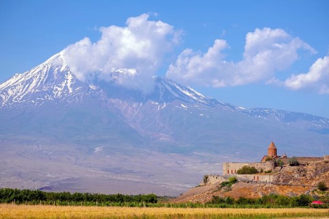 Monastery Chor Virap and Ararat mountain