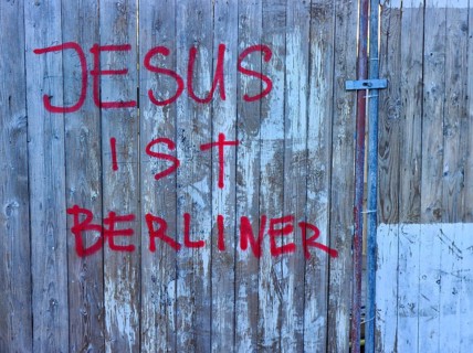 Writing Jesus is a Berliner