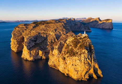 Cap Formentor with lighthouse in the morning light