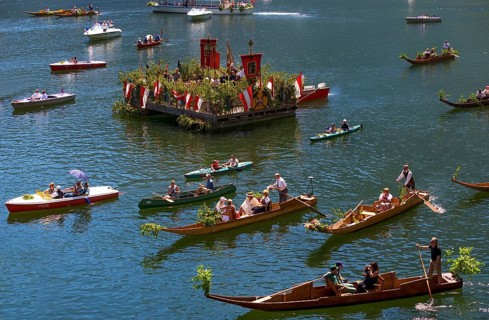 Corpus Christi Procession at Lake Hallstatt