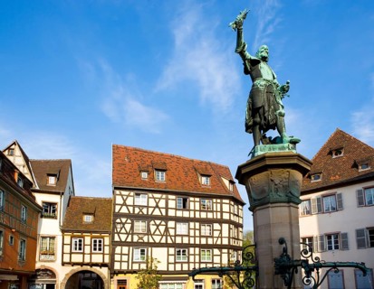Schwendi fountain at the Place de Ancienne Douane