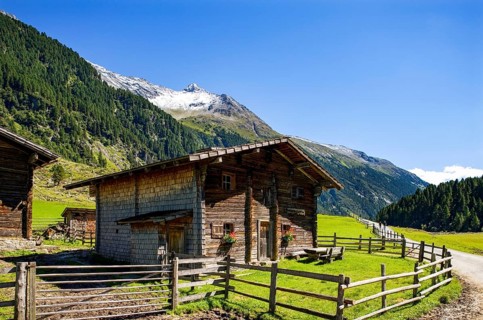 Muehleggalm in the Krimml Ache Valley