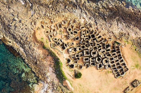 Necropolis of Son Real from above