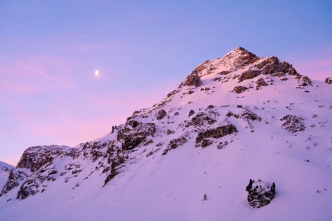 Sunrise in winter