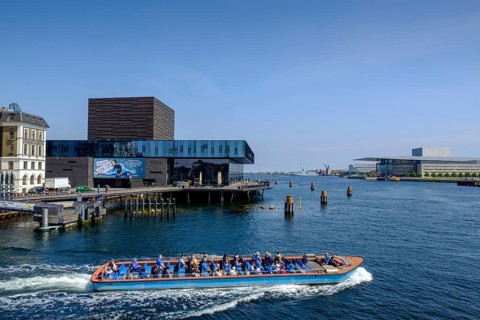 City view with the Royal Danish Playhouse