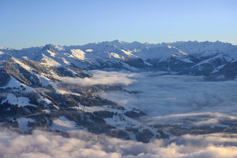 View from the Hohe Salve to the Windautal