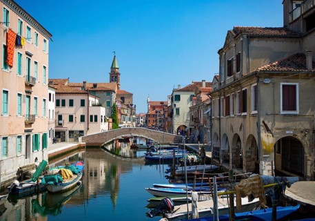 Fishing boats in the Vena Canal