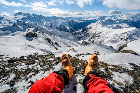 View from the summit of the Geierspitze