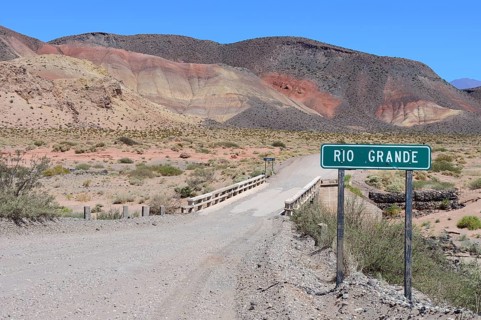 Bridge of the Ruta 40 over the Rio Grande