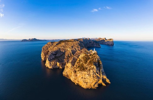 Cap Formentor with lighthouse in the morning light
