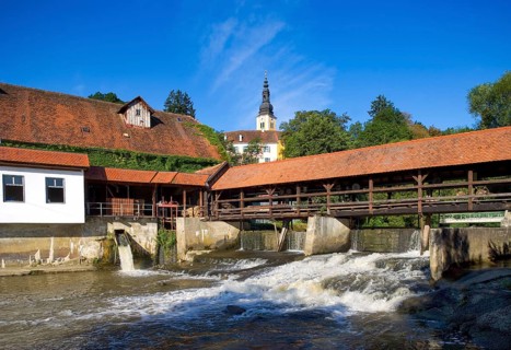 Weir system on the river Feistitz