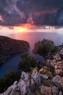 Sunset over the Butterfly Valley
