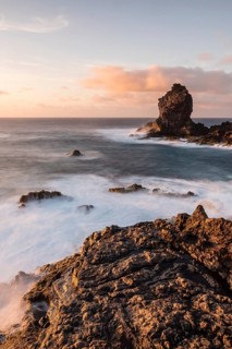 Rocky island Roque de Santo Domingo