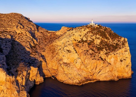 Cap Formentor with lighthouse in the morning light