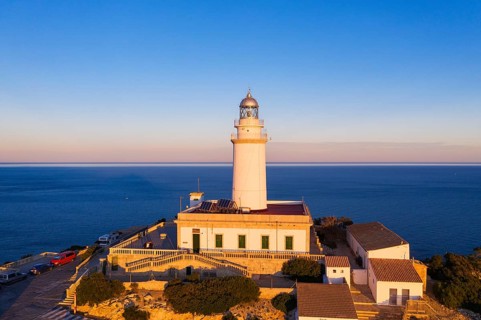 Lighthouse at Cap Formentor in the morning light