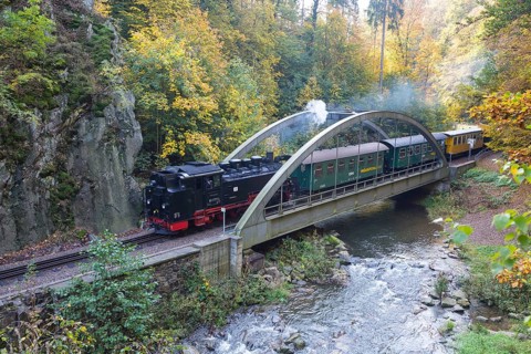Weisseritztalbahn in Rabenauer Grund