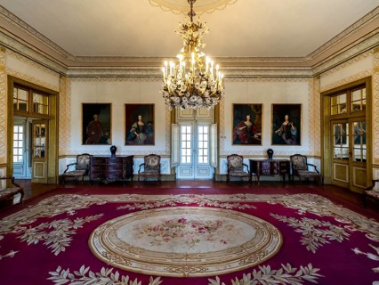Interior view Palacio Nacional de Queluz