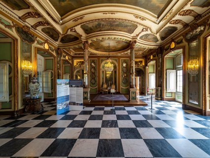 Interior view Palacio Nacional de Queluz