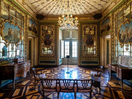 Interior view Palacio Nacional de Queluz