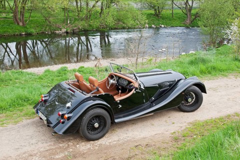 Morgan Plus 4 at the Lahn