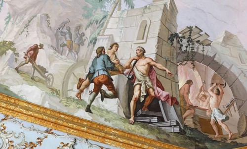 Ceiling fresco by Martin Heigl