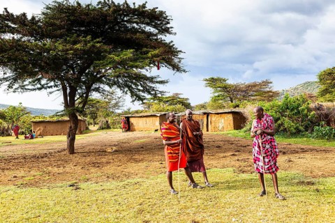 Maasai men